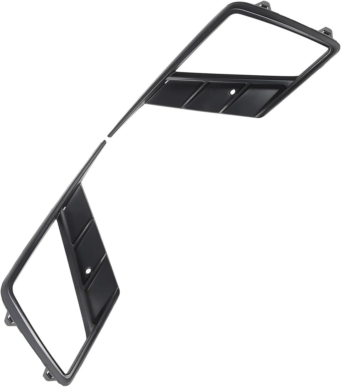 Fog Lamp Grill Front Bumper Lower Fog Grille Cover 6F0853665C Compatible For SEAT Ibiza MK5 Pre‑Facelift 2017 2018 2019 2020 2021