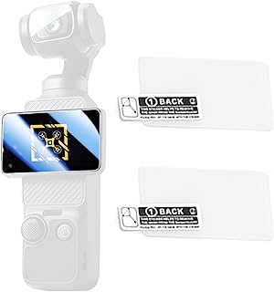 2x 9H HD Tempered Glass Protective Film Touch Screen Guard for DJI OSMO POCKET 3