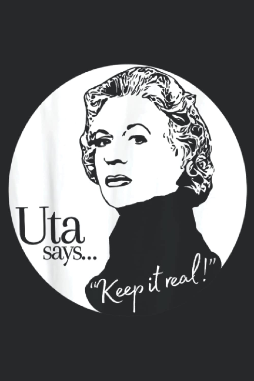 Uta Hagen says Legendary Method Actor Teacher Drama Advice Saying: Daily Planner Notepad To Do Schedule, Medium 6x9 Inches, 120 Pages, Printed Cover