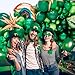 Green Balloons, 50pcs 12 Inch Different Shades Dark Green Balloons Green Latex Party Balloons for Party Decorations Patrick's Day Jungle Forest Themed Decorati