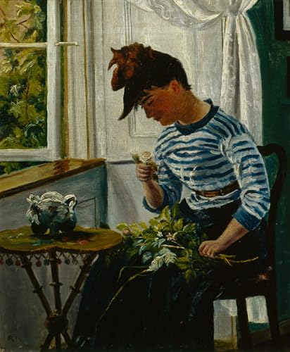 Toile Fillefleurs Christian Krohg, l'affiche paysage idéale pour un cadeau d'art