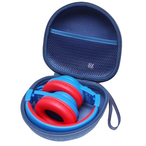 L LTGEM Carrying Case for iClever BTH12 BTH03 HS14 HS19 / EarFun K1 Kids Bluetooth Headphones - Portable Travel Bag (Case Only)