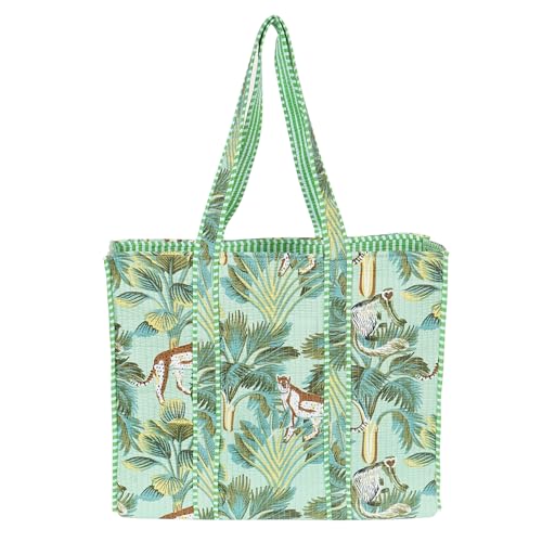 Image of Marubhumi Women Lightweight Travel Bag Purse Cotton Shoulder Tote Bag For Shopping Grocery & Beach Bag