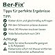 Ber-Fix Textilkleber 150g | Stoffkleber Waschmaschinenfest 95°C & Bügelfest 180°C | Transparent & Flexibel | Repariert Jeans, Kleidung, Leder (Rau-Seite), Markisen OHNE NÄHEN | Inkl. 2 Schwämmchen