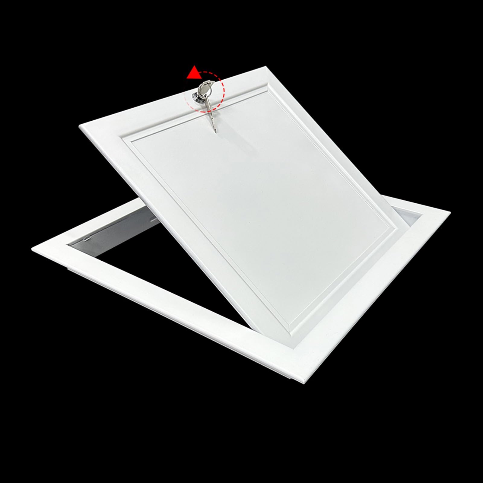Lockable Weatherproof Inspection Hatch for Drywall - Secure Entry with Key Multiple Sizes (700 x 800 mm) - Ideal for Home Renovation and Maintenance