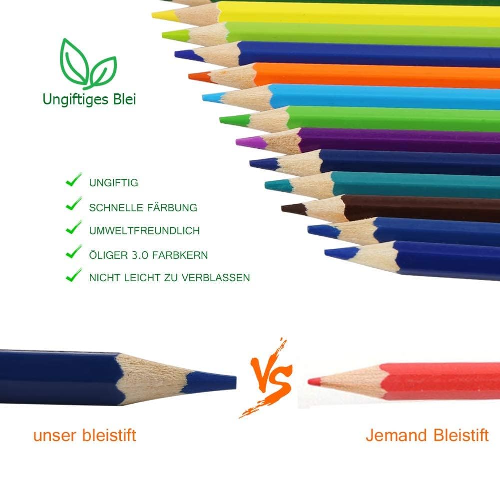 Set Di Pastelli Rotanti Twist Per Bambini, 13.5 Cm, Atossici E Lavabili, 12/24/36/48 Colori, Ideali Per Scuola E Attività Creative