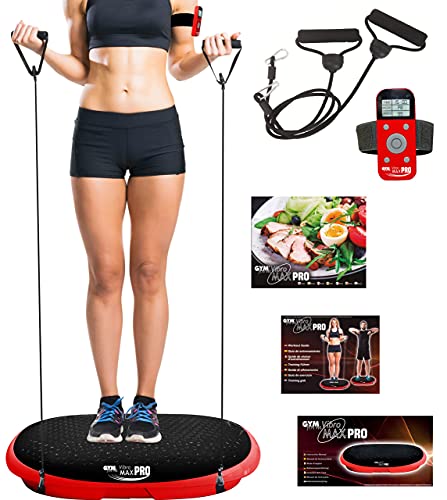 Gymform Vibromax PRO (Neues Modell), Fitness trilplaat, Powerplate belast alle spiergroepen, Trilplaat Fitnessplaat Body… – Bild 3