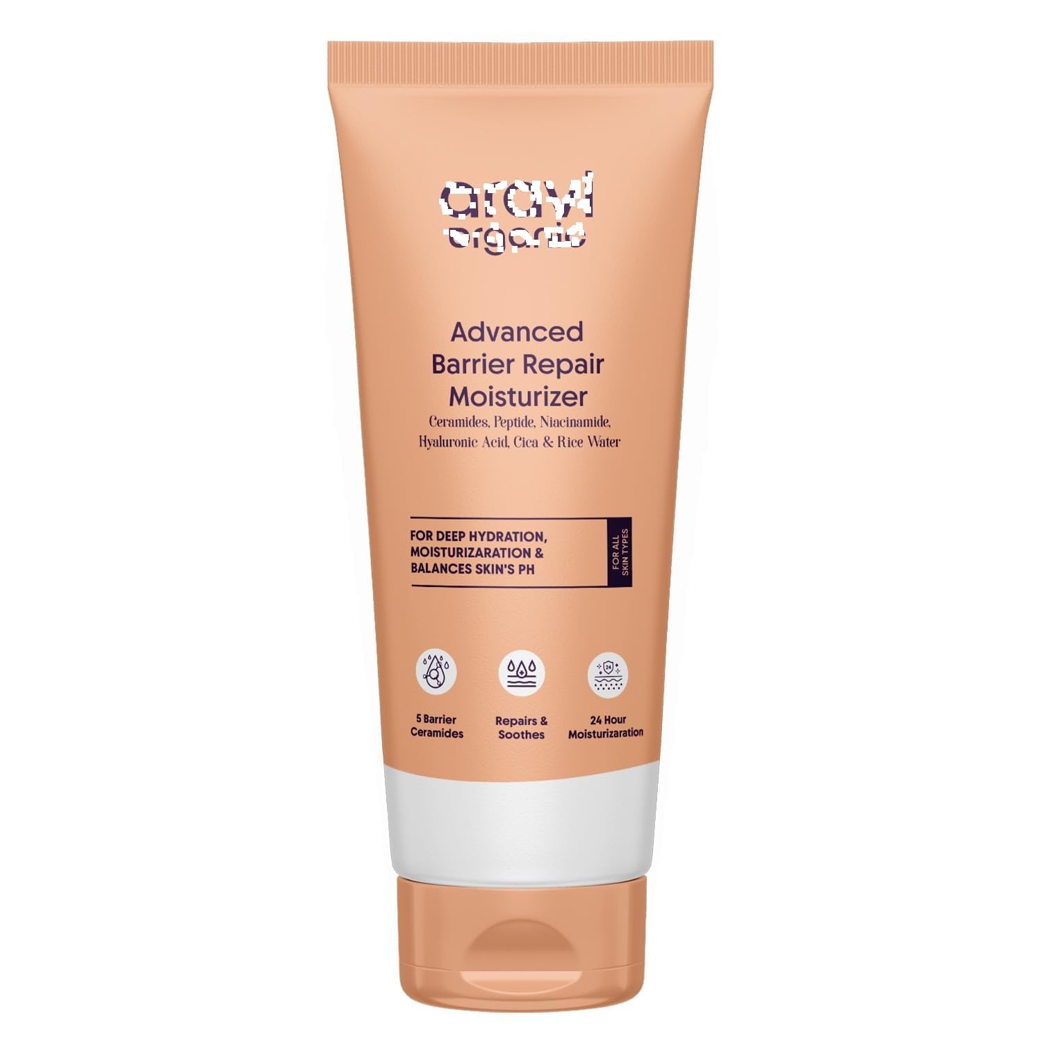 Advanced Barrier Repair Moisturizer - With Ceramide, Peptide, Hyaluronic Acid & Cica - For Deep Moisturizing, Strengthening & Skin Barrier Repair - For All Skin Types - 100 gm