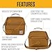 Carhartt 12 Can Two Compartment Lunch Box | Durable, Fully-Insulated Lunch Bag for Women & Men, Duck Blind Case, Large Lunchbox (Greenstone)