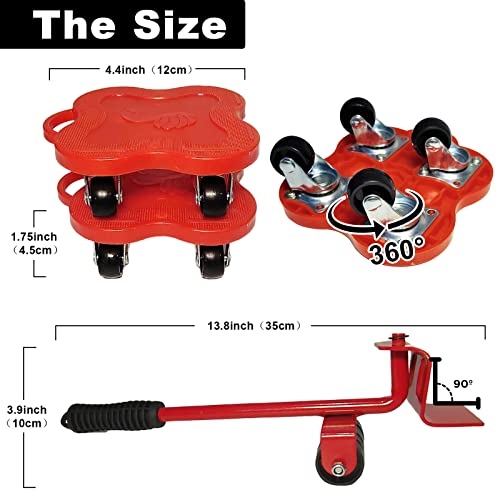 Furniture-Movers-Dolly-with-4-Wheels-360Rotation-Furniture-Lifters-Tool-Set-for-Heavy-Furniture-Moving-1300LB-Load-Capacity-Moving-Dolly-for-Easy-Moving-Large-FurnitureRed