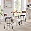 Rustic Brown and Pu Chair