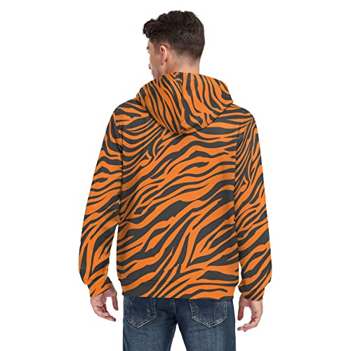 ALAZA Pepperoni Pizza Hoody Sweatshirt Sweater Men S2