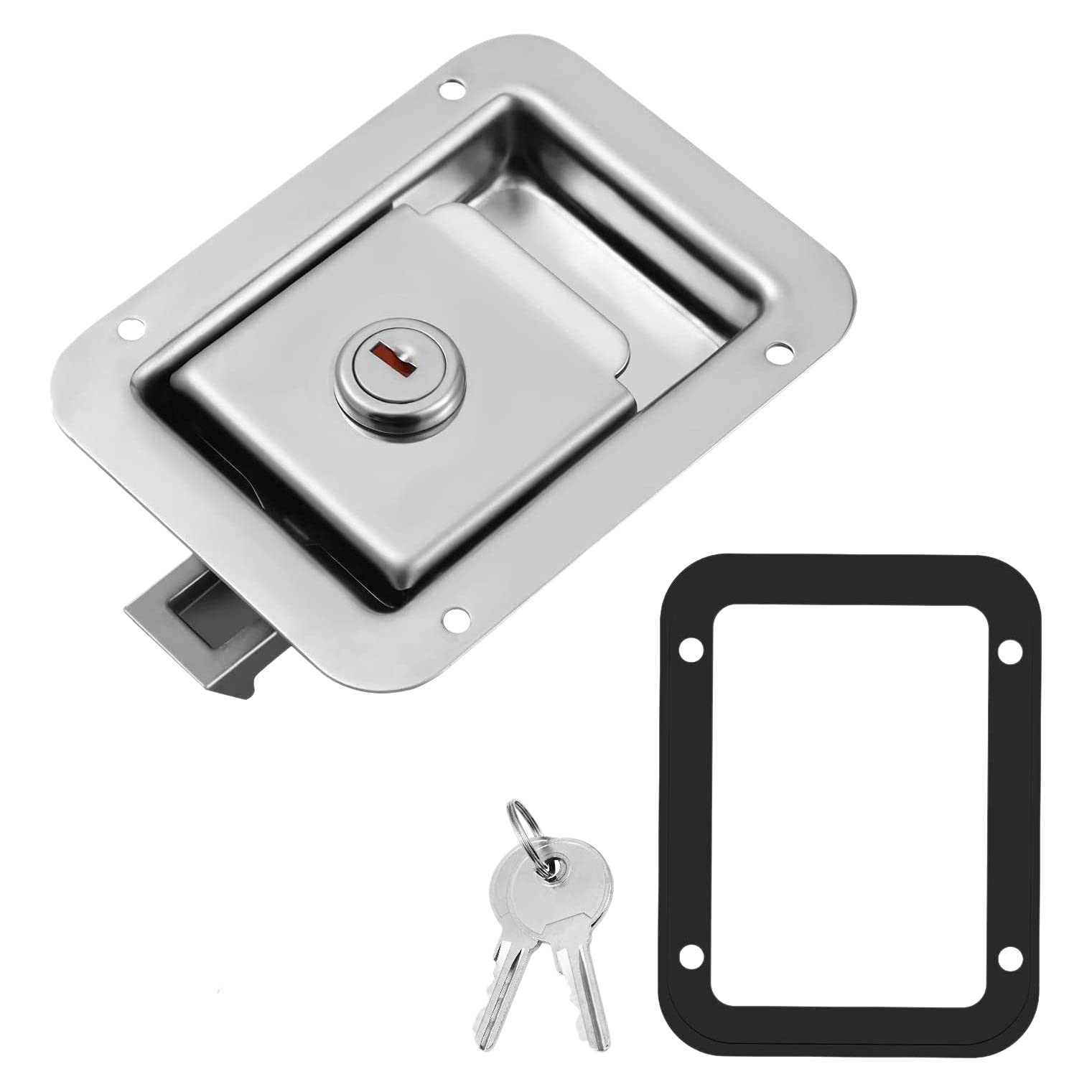 Buy TPPIG Paddle Slam Latch with Lock & Key Travel Trailer Lock
