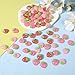 Styquenzer 72 Pcs Resin Strawberry Flat Back Charms Resin, Pink Strawberry Flat Backs Buttons Beads Bulk Embellishments for Scrapbooking Embellishment Hair Accessories DIY Craft Decor（3 Color）
