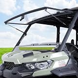 KEMIMOTO Flip Windshield Compatible with Can Am...