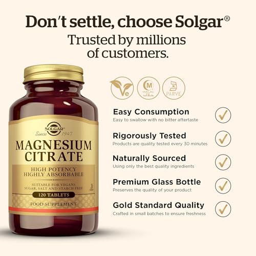 Solgar Magnesium Citrate Tablets