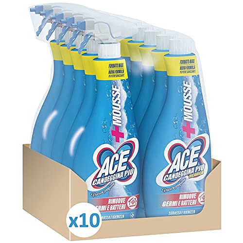 ACE Lejía en spray Mousse Armonie Floral + Recarga – Caja de 5 paquetes de 2 x 800 ml