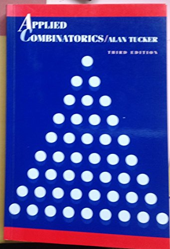 Applied Combinatorics 0471110914 Book Cover