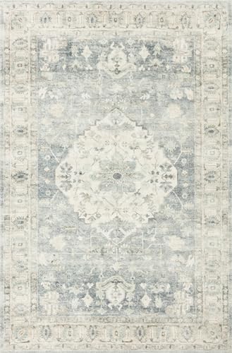 Tapete Loloi Rosette Denim/Fog 228x290 cm miniatura 1