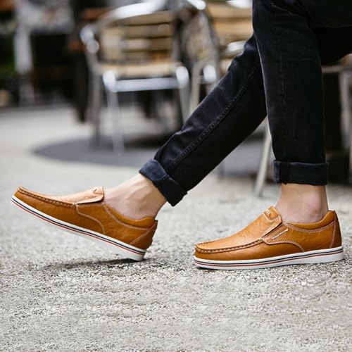 Mens Casual Loafers Business Comfort Shoes Sport Walking Moccasins Lightweight Breathable Nonslip Fashion Style Suitable for Daily Leisure4