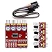 Infrared Obstacle Avoidance Sensor Module, IR 4-Channel Tracking Sensor Module, DC 3.3V-5V TTL Smart Car PCB for Science Project