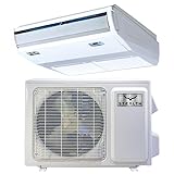 Stealth 24000 BTU Ductless Mini Split AC/Heating System | 16 SEER Single Zone Designer Floor or Ceiling Mount