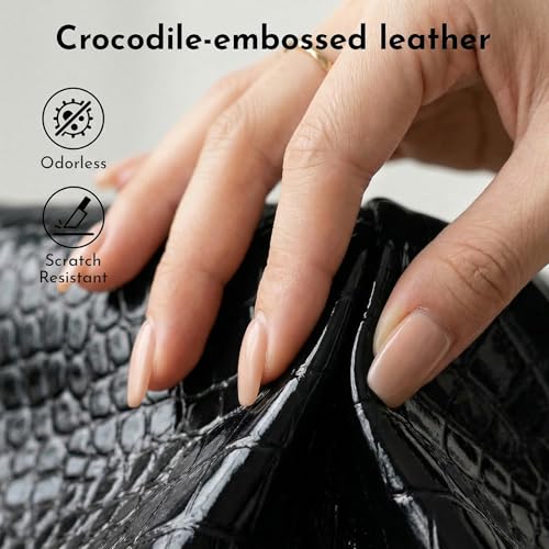 Image of Tote Bag for Women Vegan Leather Bucket Purse for Women Top Handle Handbag Shoulder Bag with Detachable Small Purse