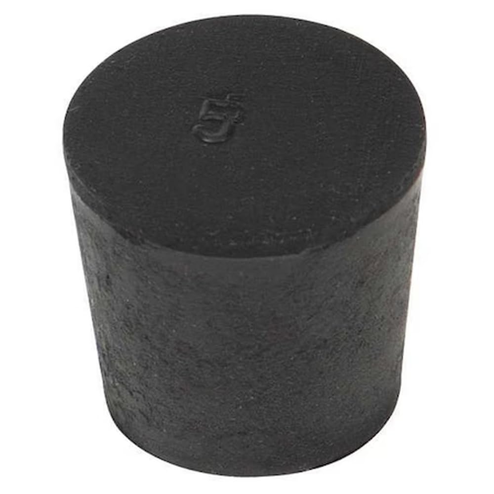 Stopper,Sz 4,20 mm BDia,Black,0,PK30