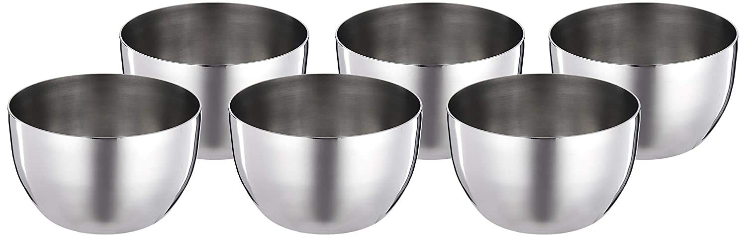 Bol en acier inoxydable incassable de 8cm pour repas individuels