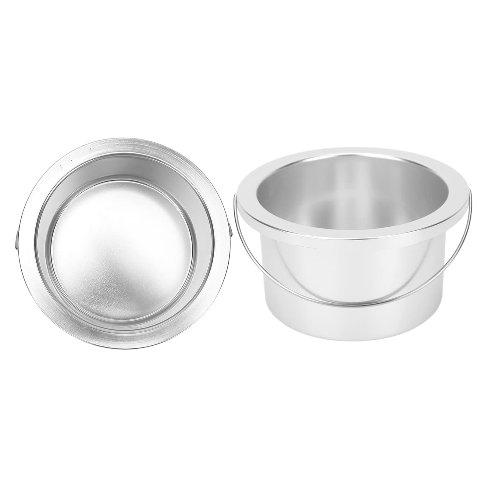 Generic Woska Doniczkowa, Cieplejszy Wosk do Usuwania Włosów, 4,13 -calowy Zamiennik Woskowy Garnek Aluminium z Cieplami Szybko i Równomiernie do Użytku Domowego i Salonu