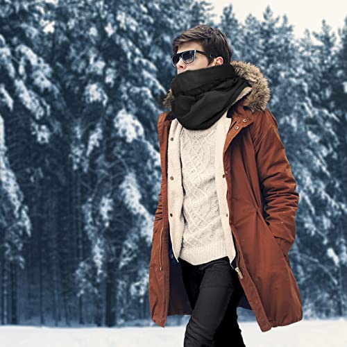 Rainproof Warmer Hooded Scarf Hat For Women Men Windproof Neck Scarf Winter Gear for Skiing ｜Outdoor Jogging3