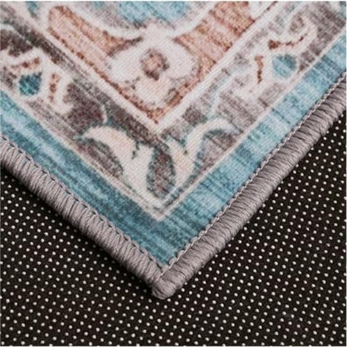 Tapis chambre adolescent bleu 160x200cm pour créer un coin bureau moderne et chaleureux - 8