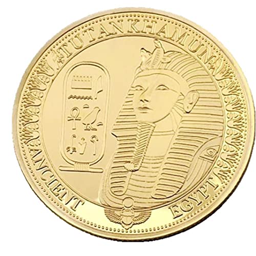 Bemvp Monedas Chapadas En Oro 1pc Antiguos Egipto Sphinx Monedas para Regalo Moneda Colección