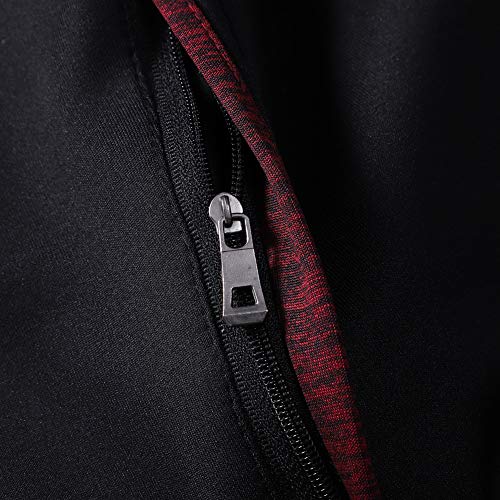 Image of Men's Casual Tracksuit Long Sleeve Sweatsuit Athletic Set Full Zip Running Jogging Sports Jacket and Pants