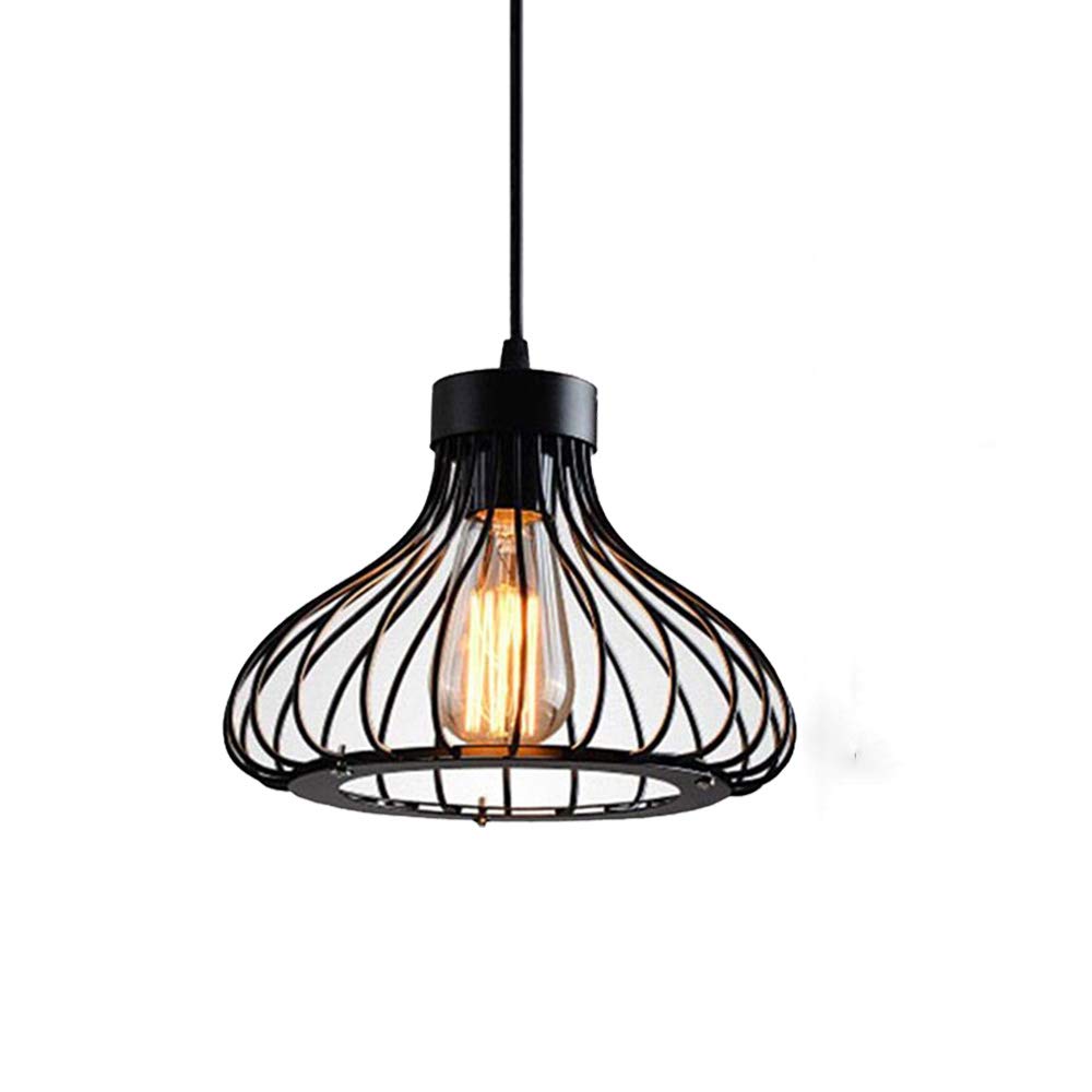 Light Metal Iron Chandelier Black Hanging Lights for Dining Room Entryway Foyer Home Kitchen Island Bedroom Antique Rustic