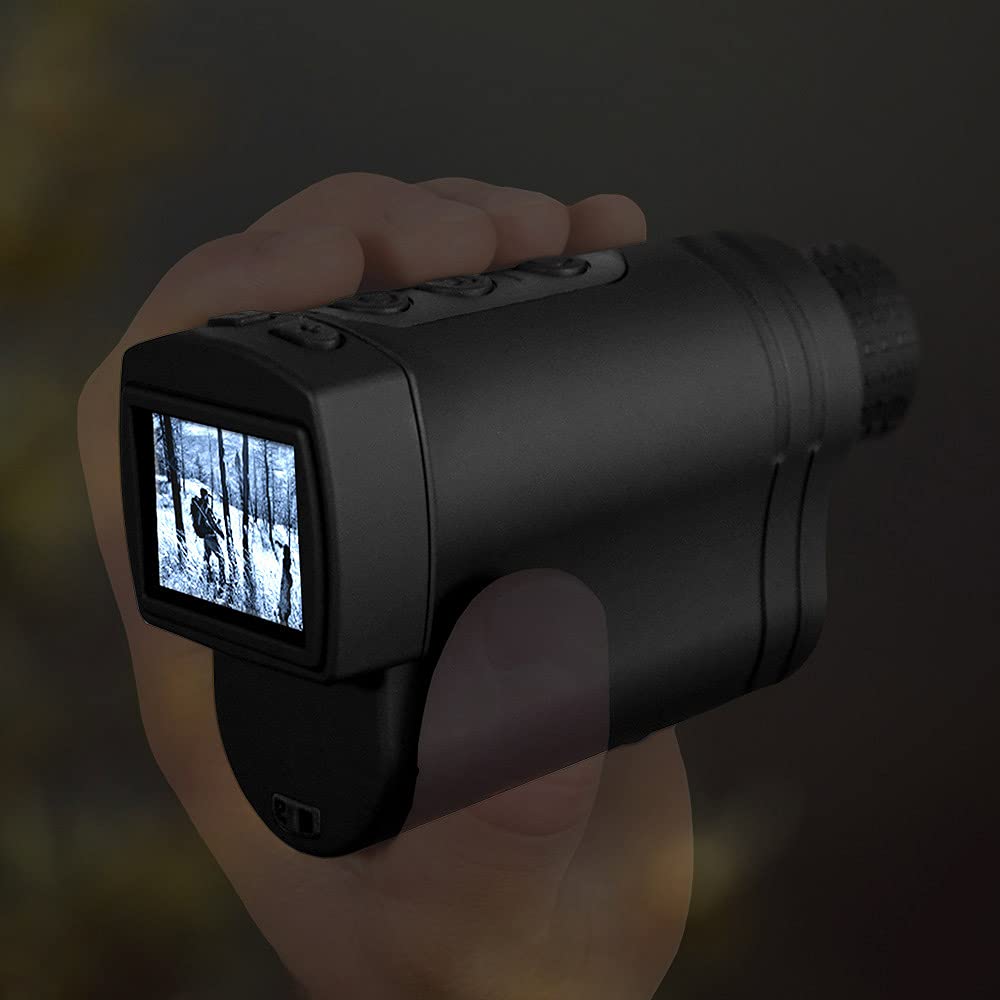 Mikamax – mm Picco Night Vision Monocular – Monocular para Senderismo, Observación De Aves, Caza, Camping, Naturaleza – Regalo