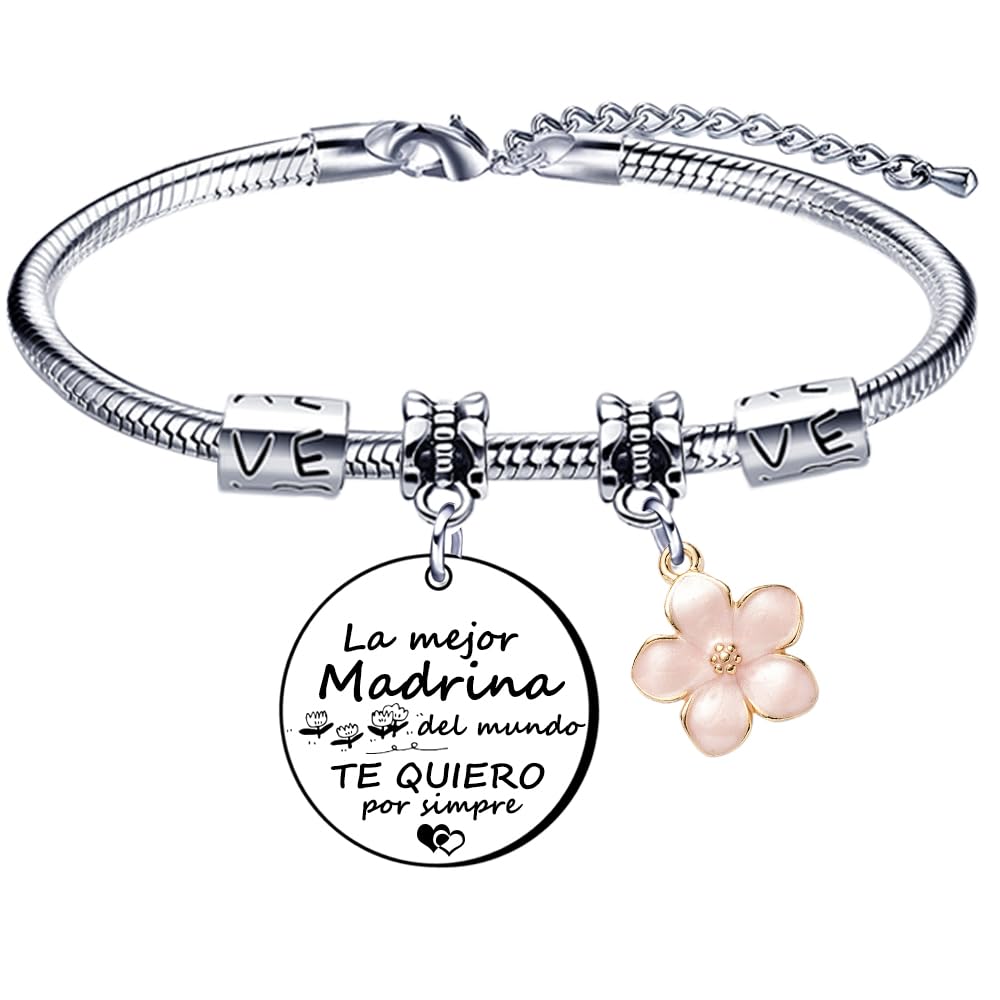 XQXQXZ Regalo Madrina Pulsera para Madrina Pulseras quieres ser mi madrina?para Madrina Regalo de Cumpleaños Regalos Navidad Madrina Ideas Regalo Madrina