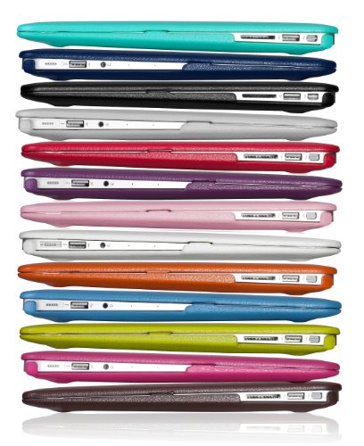 Kuzy Leather Case Compatible With Macbook Air 13 Inch Case 2017 2016 2015 2013 Older Version Model A1466 A1369 Mac Book Air 13In Cover Hardshell Apple Laptop Case Macbook Air Case 13.3 Inch, Black #TOP6