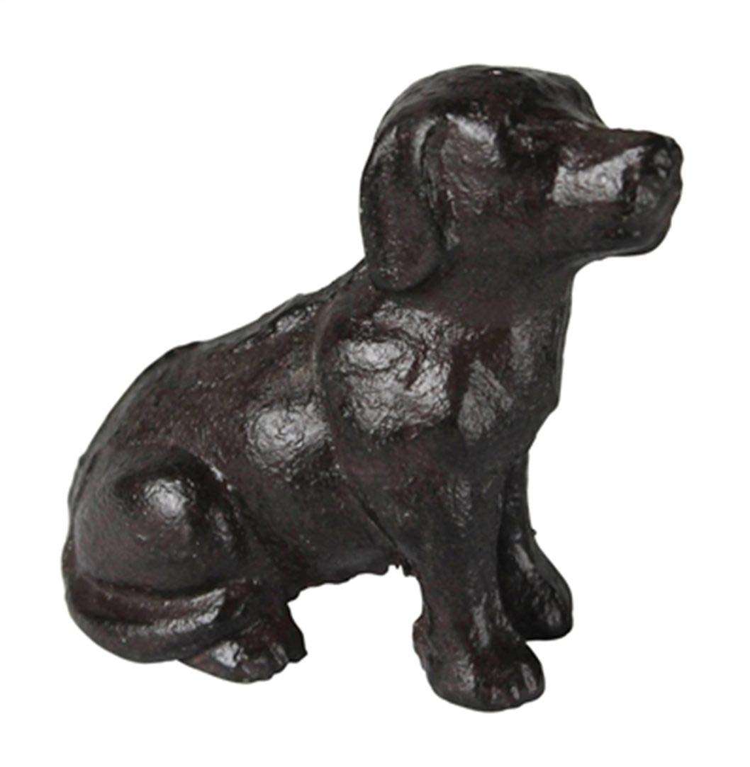 AREOhome 3603-13 Sitting Dog, 3-Inch Length, Cast Iron