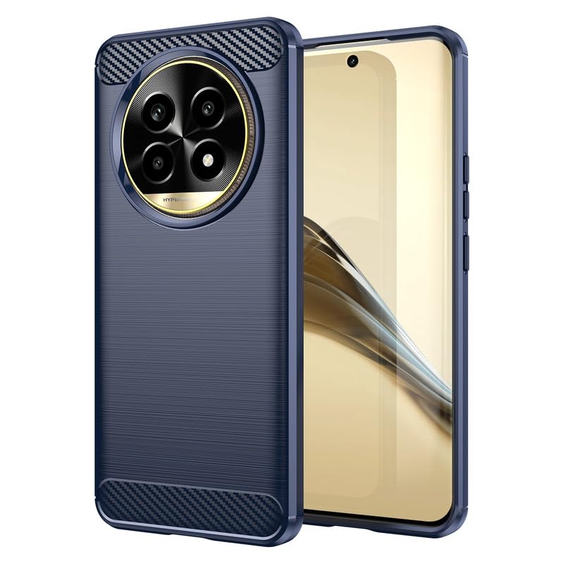 Image of Basic Case for Realme 13 Pro 5G / 13 Pro Plus 5G (Carbon Fibre Blue)