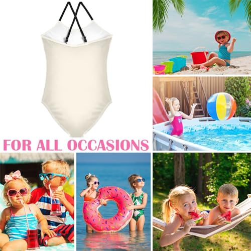 Image of Girls One Pieces Swimsuit Cute Beach Swimwear with Adjustable Strap 3-10 Years