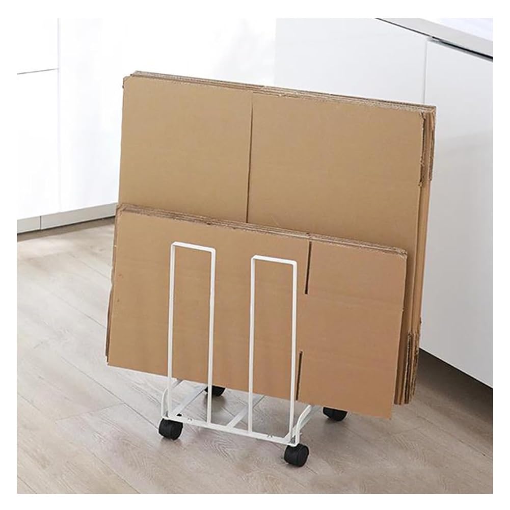 Rack d'organisation de cartons avec roues, Chariot de stockage de cartons Rack de rangement pour planches à dessin, rangement pour cadres et panneaux, Organisateur de cartons ( Couleur : Zwart , Taill