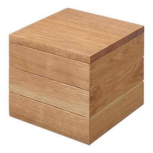Base de buffet 175x175x165mm Fine Dine Madeira soporte elevado de platos para catering set de 4