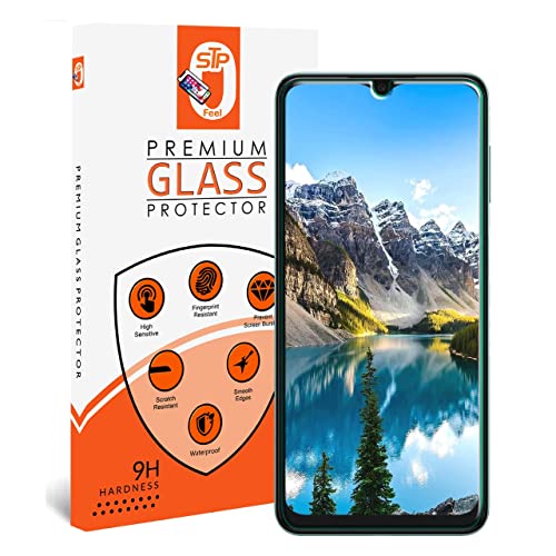 Image of STP FEEL (Pack of 1 Tempered Glass Compatible for Samsung Galaxy F41 / M21 / M21s / M31 / M30s / M30 / A30 / A50 / A50s | Edge to Edge Coverage Screen Protector Guard | Full Screen Protector