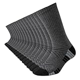 JOYNÉE 8 pares de calcetines acolchados atléticos para hombre, Large/X-Large