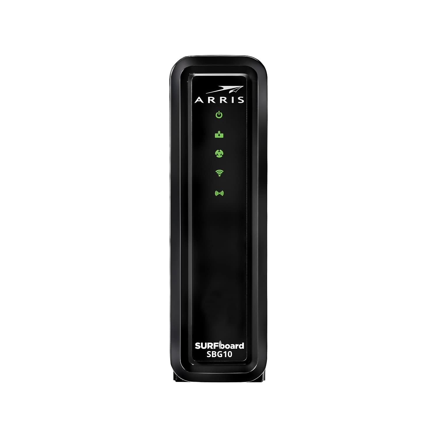 ARRISSurfboard 16x4 DOCSIS 3.0 Wi-Fi Cable Modem, Model SBG10 (Black)