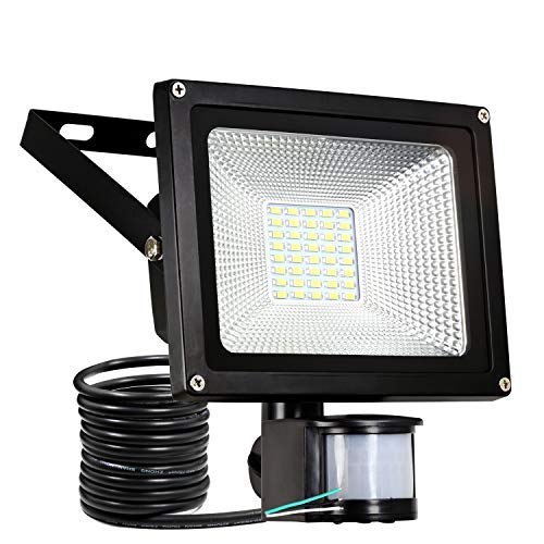 20W Faretto Led con Sensore Faretti Led Esterno