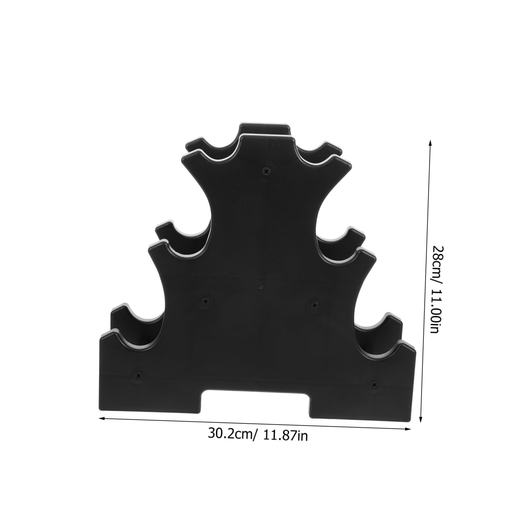 Mikikit Dumbbell Storage Rack Heavy Duty Dumbbell Organizer for Home Gym Compact Design Stylish Tree Shape Floor Bracket to Prevent Rolling and Protect Floors