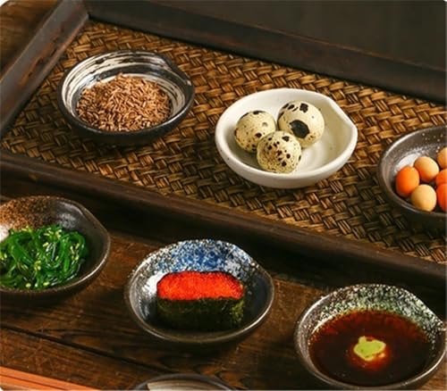Plats à sauce pour sushis et coupelles à collation en céramique