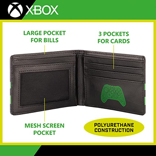 Concept One Microsoft Xbox Bifold Wallet, Slim Wallet With Decorative Tin For Men And Women, Multi #TOP3